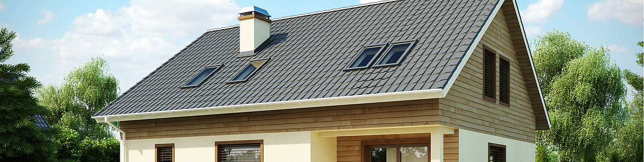 Двухскатная крыша