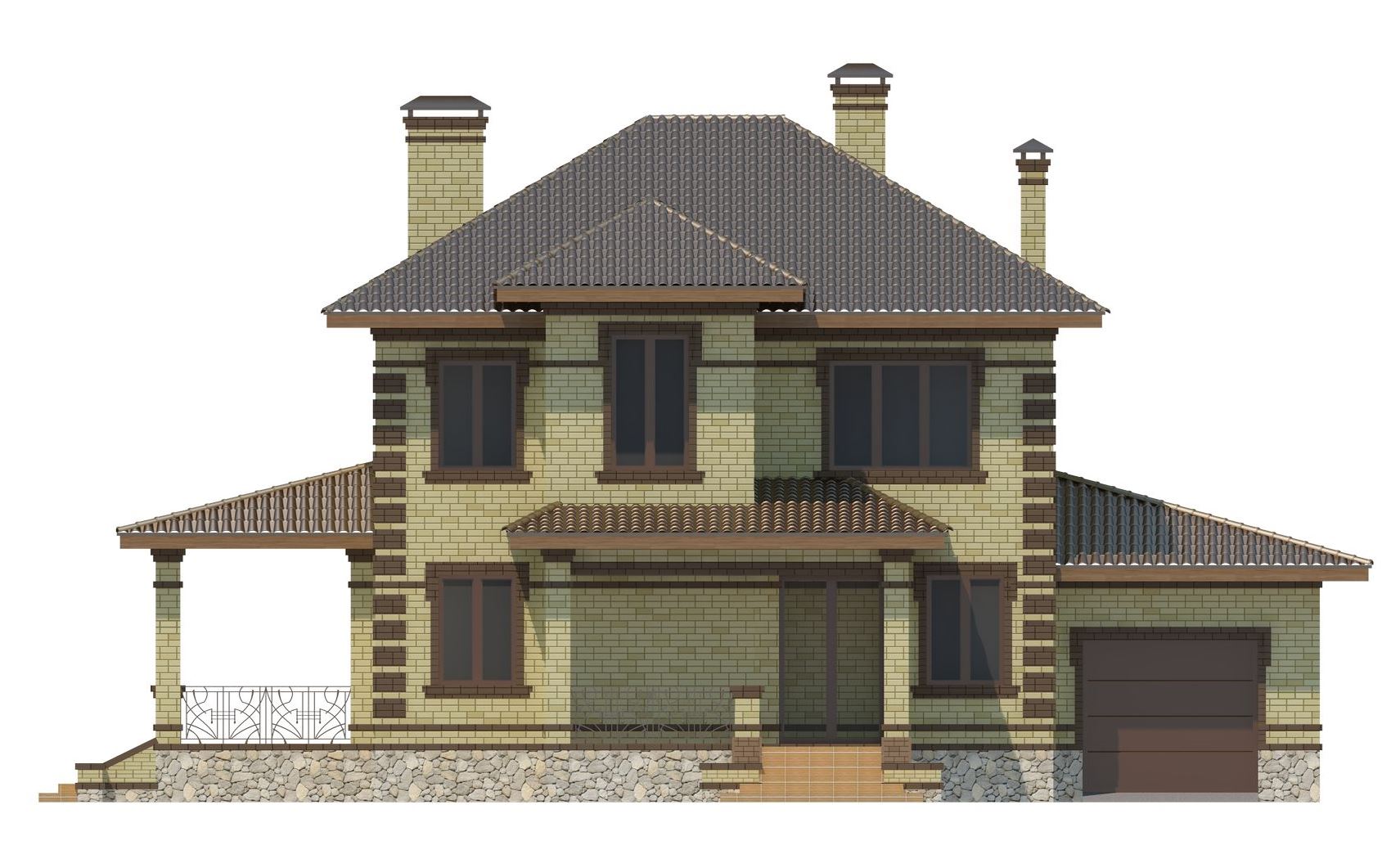 Проект кирпичного дома