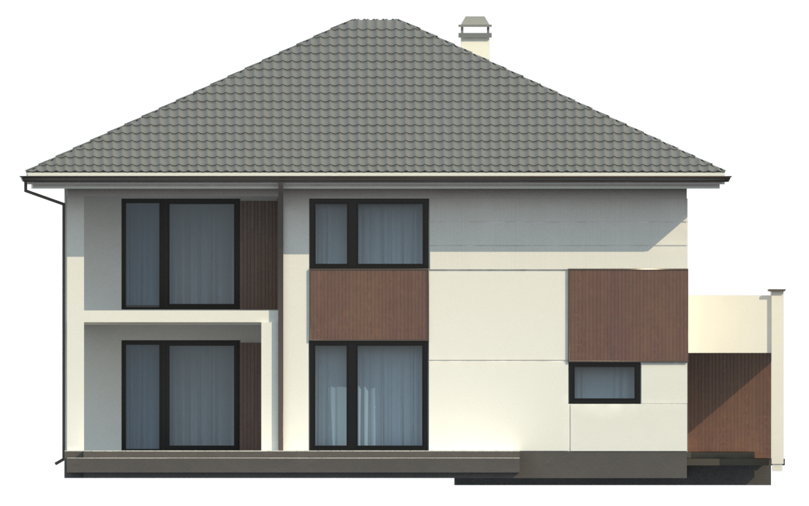 Проект одноэтажного дома из газоблоков